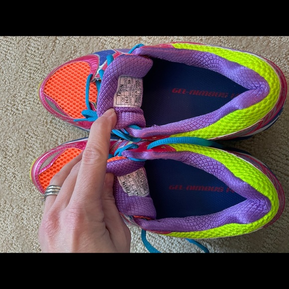 ASICS Gel Nimbus T291N Running Athletic Shoes Sz 7 - Picture 5 of 7